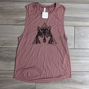 Frost and Fur Juneau Alaska Wolf Tank Top